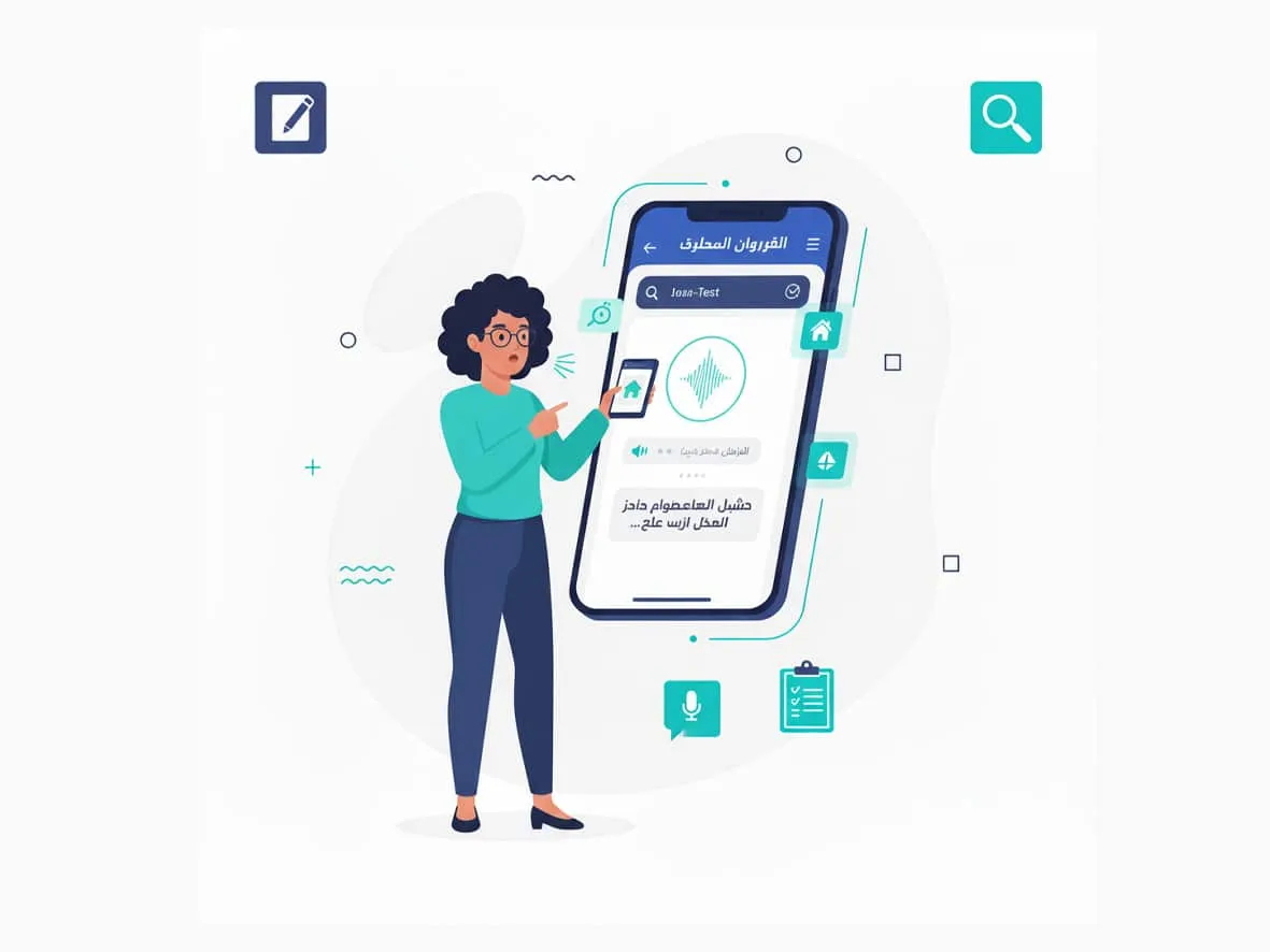 سجّل صوتك… وسيحوَّل إلى نص